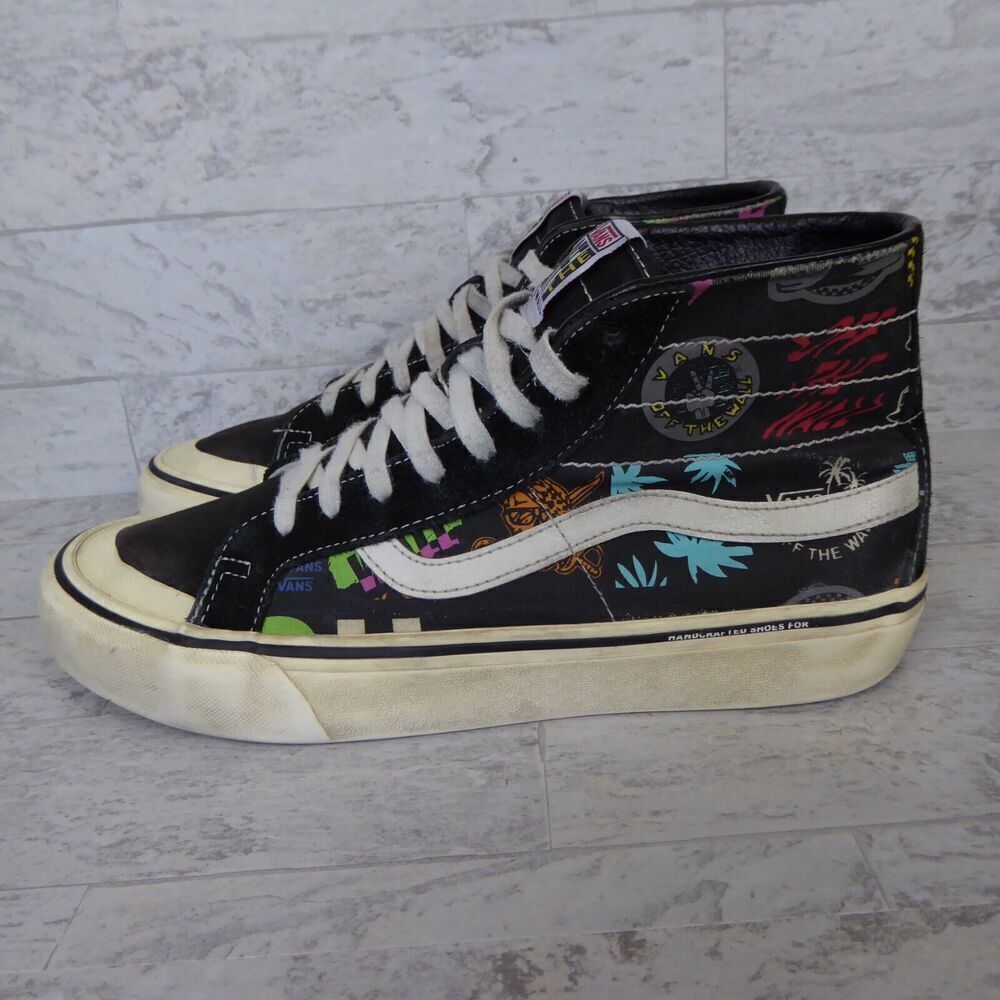 Vans Sk8-Hi 138 Decon (V66) Size Mens 9 Women’s 10.5 Black/Multi Shoe Skate